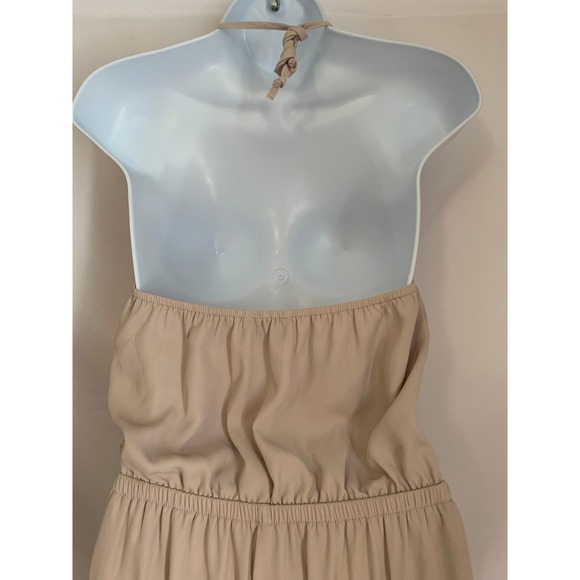 Show Me Your MuMu Heather Halter Women's Small Maxi Dress Slit Side Chic Classy - Picture 5 of 8